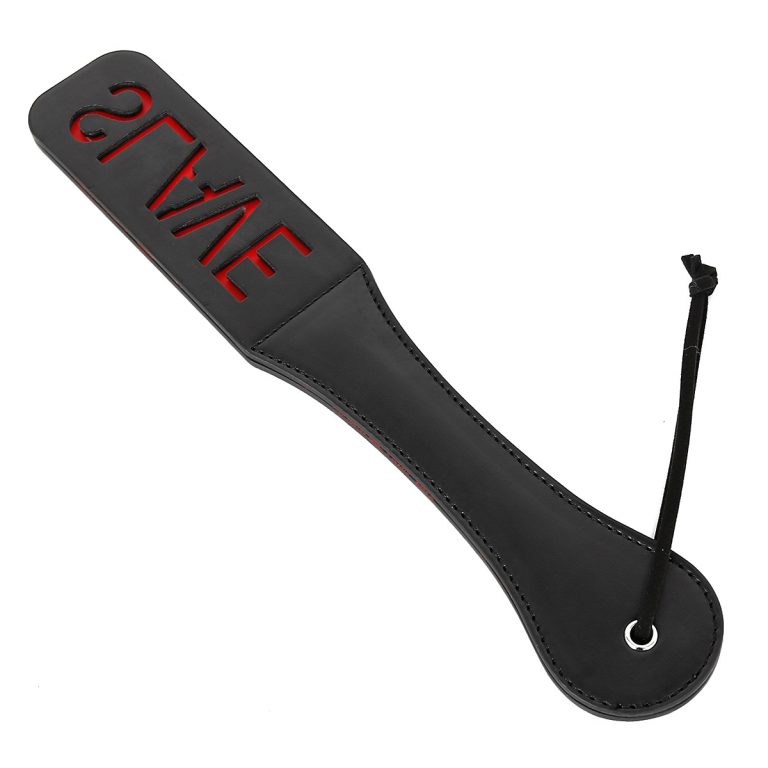 Sex toys black two-layer Pat pink leather adult five-pointed star hand pat red PU leather pat women's utensils - Image 4