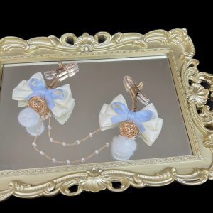 Bow Nipple Clamps: Unique Handcrafted Adult Jewelry