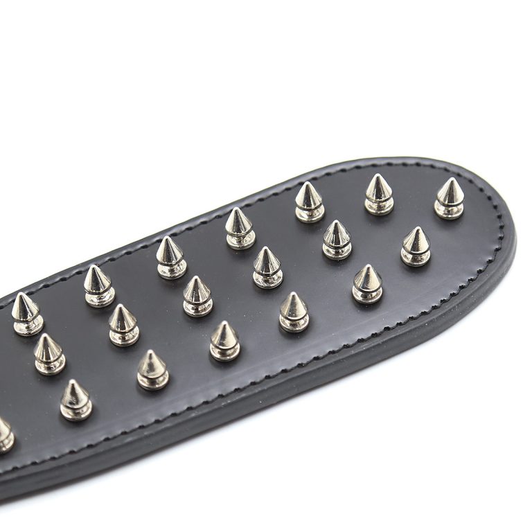 Fun leather racket spike long handle PU adult supplies husband and wife props racket to figure sample spot women's use - Image 6