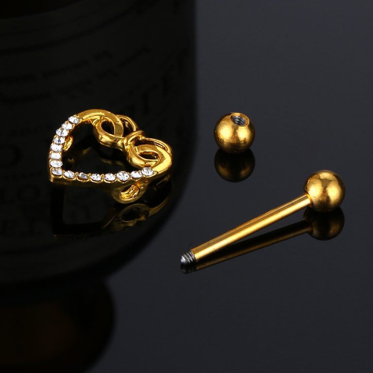 European and American New Love Diamond breast ring nipple nail - Image 4