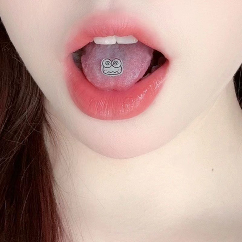Frog tongue nail stainless steel tongue ring titanium steel niche tongue jewelry perforated tongue nail piercing jewelry - Image 4