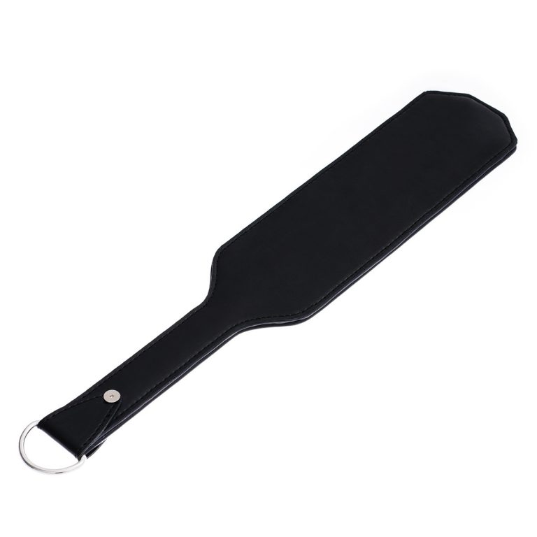 Foreign trade export racket spike plum metal diamond pattern leather racket PU black North American nightclub party Meat Racket - Image 3