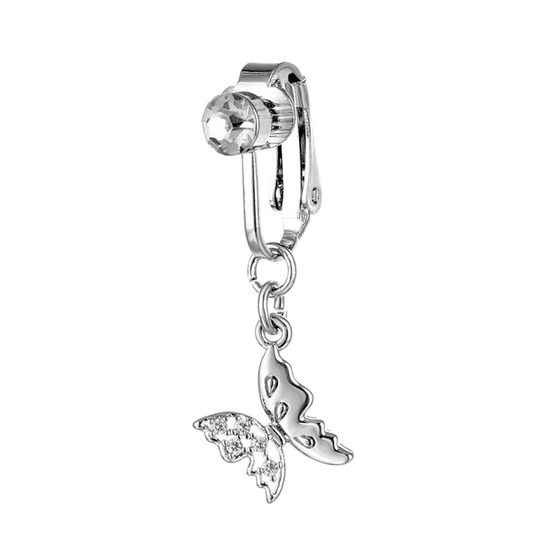 navel clip copper inlaid zirconium heart-shaped pendant navel nail sexy navel ring fashion navel body piercing jewelry - Image 15