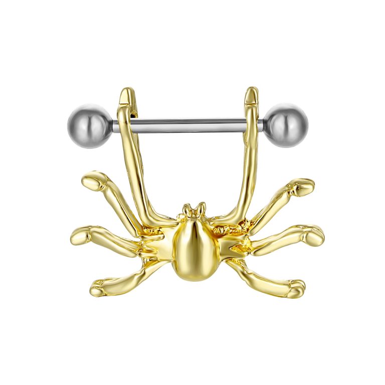 Cross-border e-commerce human body puncture jewelry 316 medical Steel Spider nipple breast nail breast ring factory direct supply - Image 7