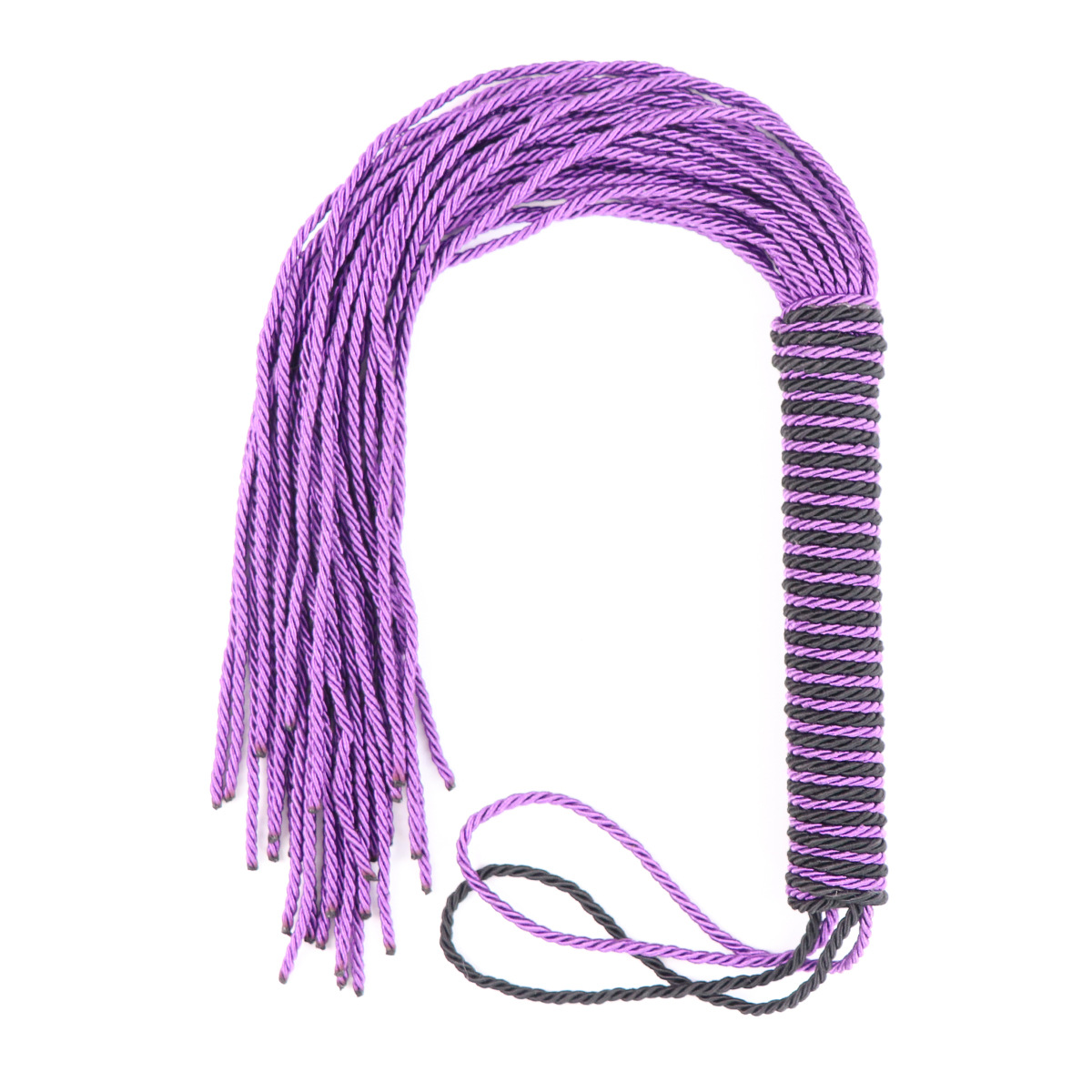 Sexy Whip Nylon Rope Whip Purple Whisk Purple Handle Nylon Bulk Whip Flirting Toy Adult Products