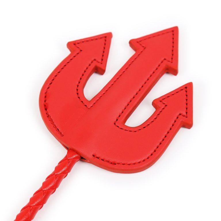 Red Adult Sex Leather Whip Hag Sex Goods Flirting Props Female Utensils Hand Shot Props - Image 3
