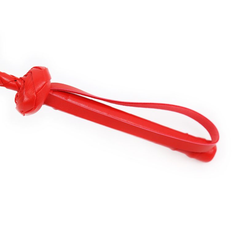Red Adult Sex Leather Whip Hag Sex Goods Flirting Props Female Utensils Hand Shot Props - Image 4