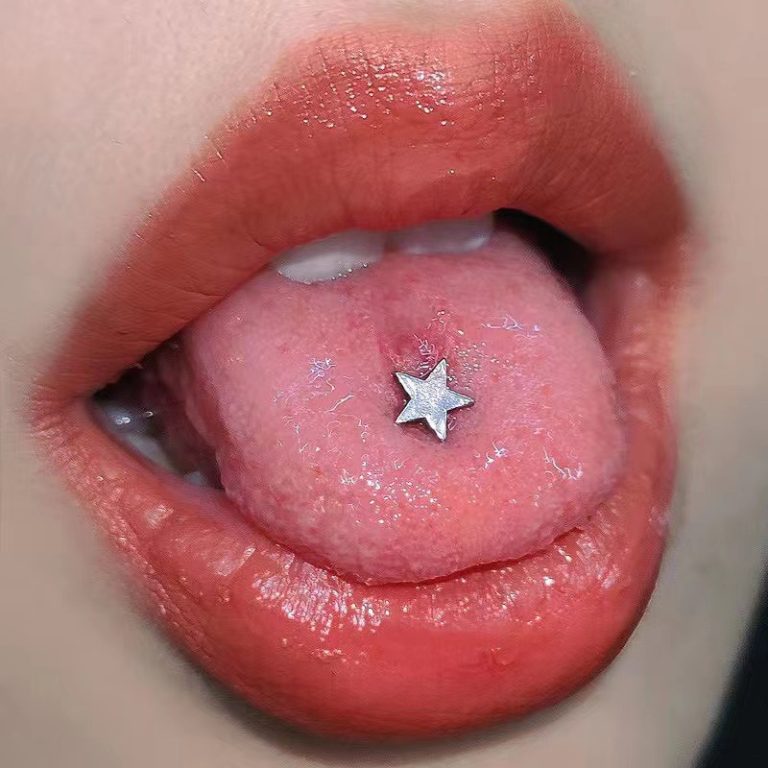 Stainless steel star tongue nail European and American