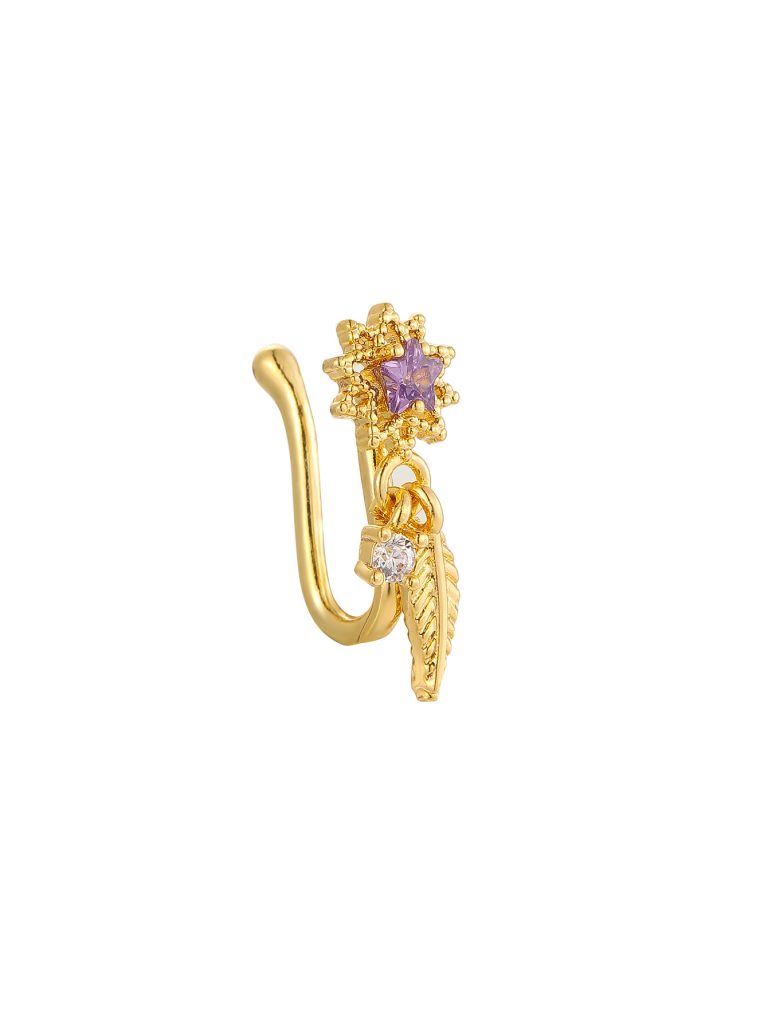 Factory Direct supply new fashion personality High sense nose nail copper white stone inlaid temperament sexy nose accessories female wholesale - Image 11