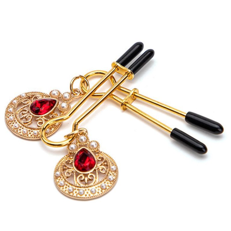 Sex toys props red diamond milk clip women flirt tease Mimi clip toys adult sex products a generation of hair