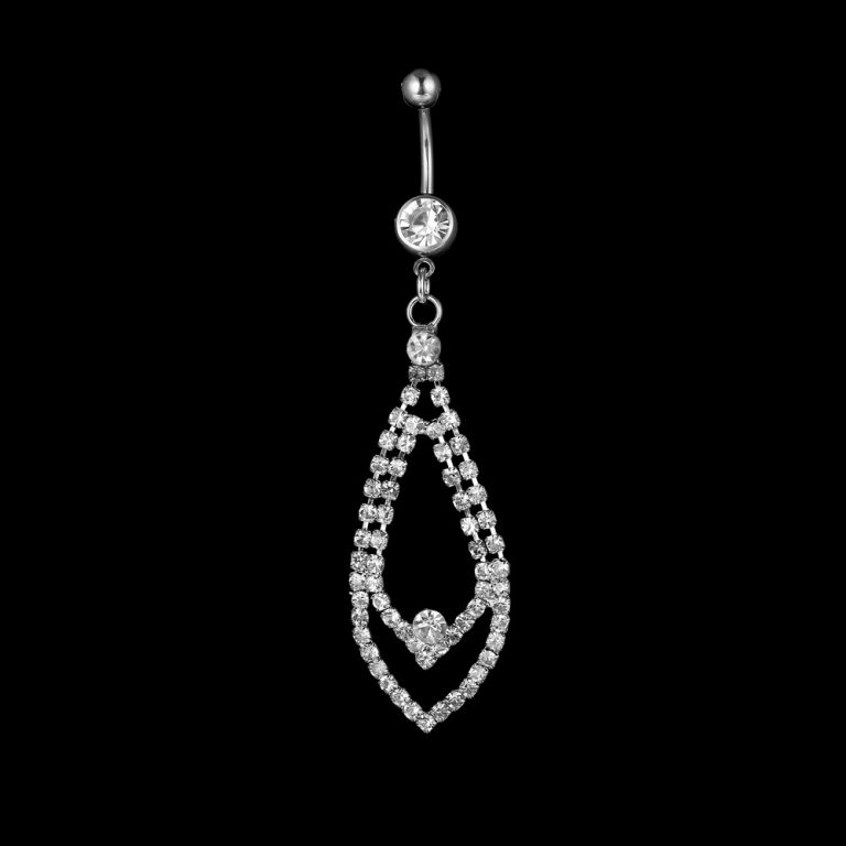 Jewelry Tassel Claw Chain Diamond-Embedded Navel Ring European And American Hot Selling Popular Navel Jewelry - Image 7
