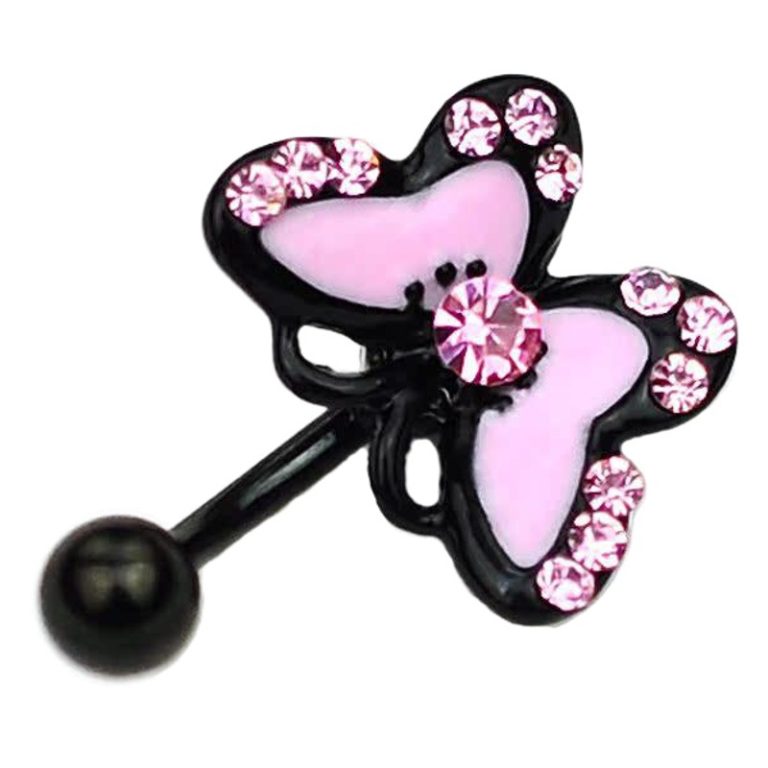 goods new puncture jewelry fixed diamond drop oil butterfly umbilical nail umbilical ornaments