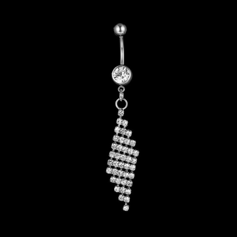 Jewelry Tassel Claw Chain Diamond-Embedded Navel Ring European And American Hot Selling Popular Navel Jewelry - Image 9