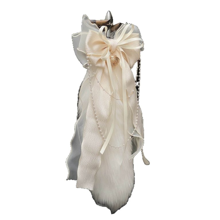 Smsex toys 40CM Fox real fur tail butt plug detachable handmade bow bell ring role play - Image 5