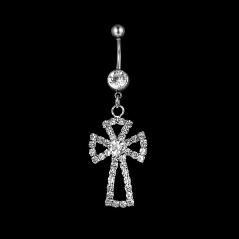 Jewelry Tassel Claw Chain Diamond-Embedded Navel Ring European And American Hot Selling Popular Navel Jewelry - Image 12