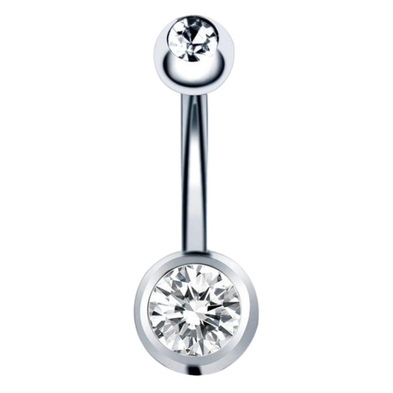 Amazon AliExpress Explosions Body Piercing Jewelry Set Stainless Steel Pearl Short Navel Nail