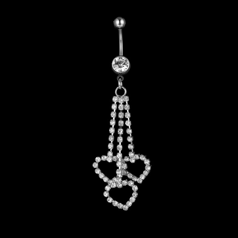 Jewelry Tassel Claw Chain Diamond-Embedded Navel Ring European And American Hot Selling Popular Navel Jewelry - Image 11