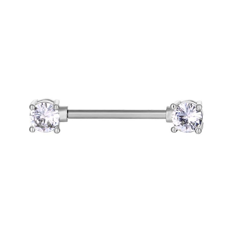 new body piercing jewelry inlaid zircon breast ring - Image 4
