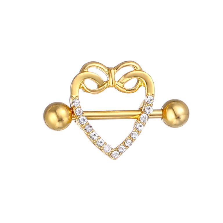 European and American New Love Diamond breast ring nipple nail - Image 5