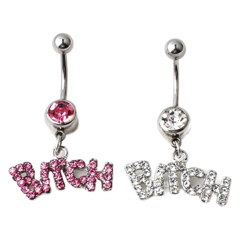 goods Europe and the United States hot diamond alphanumeric navel ring nail
