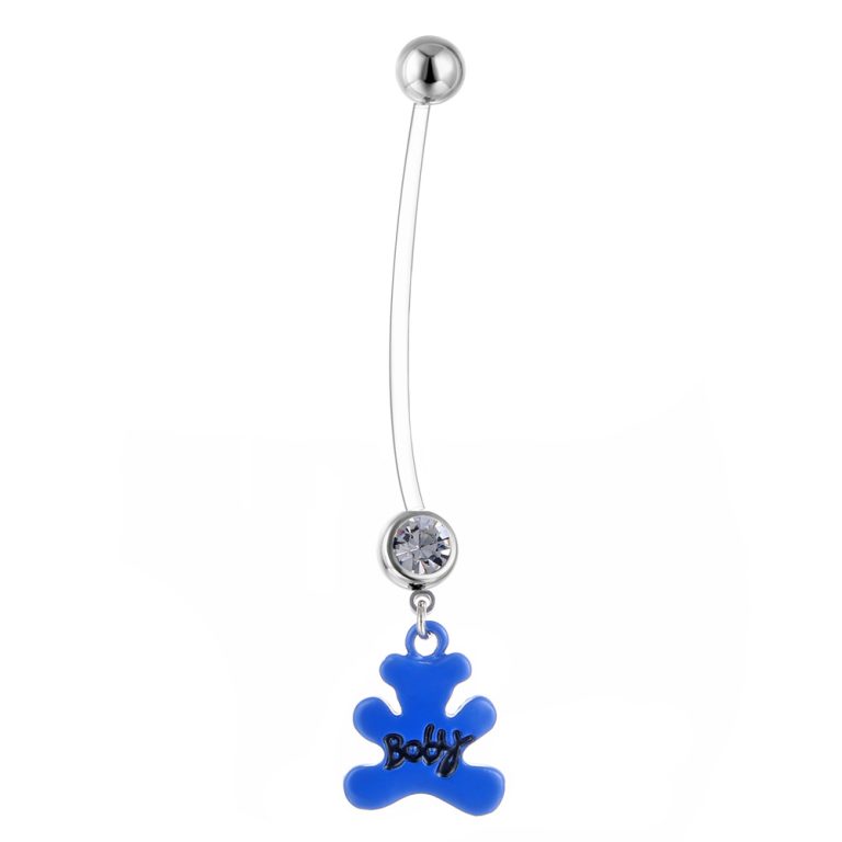pregnant women puncture jewelry soft Rod flexible puncture jewelry fashion navel ring navel buckle - Image 5