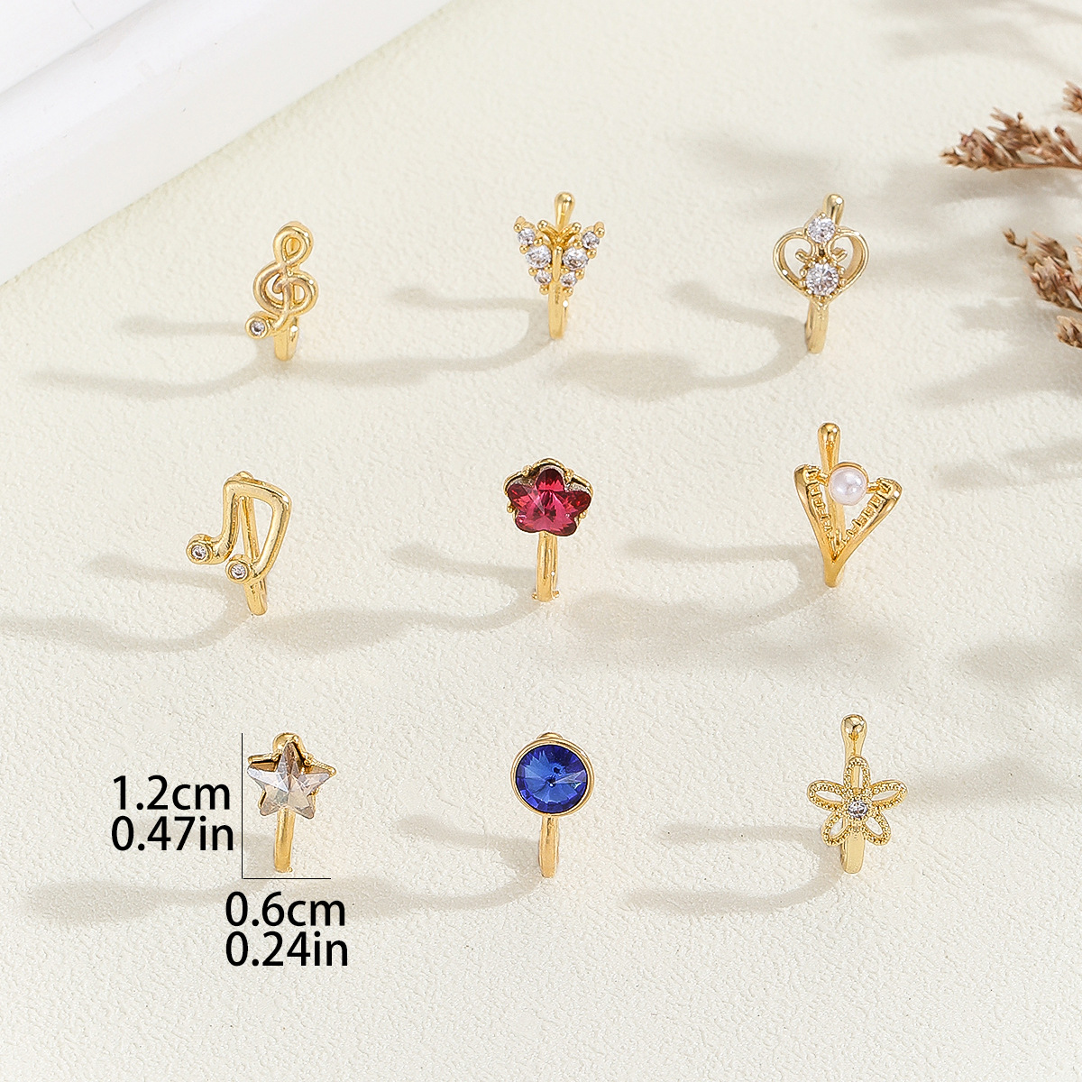 Factory direct supply new fashion personality European and American style U-shaped non-perforated nose ring nose for women daily wear - Image 4