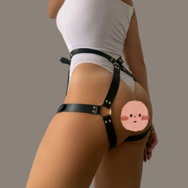 Sexy leather hip belt leg ring bow binding underwear adult sexy handcuffs matching factory direct supply - Image 9