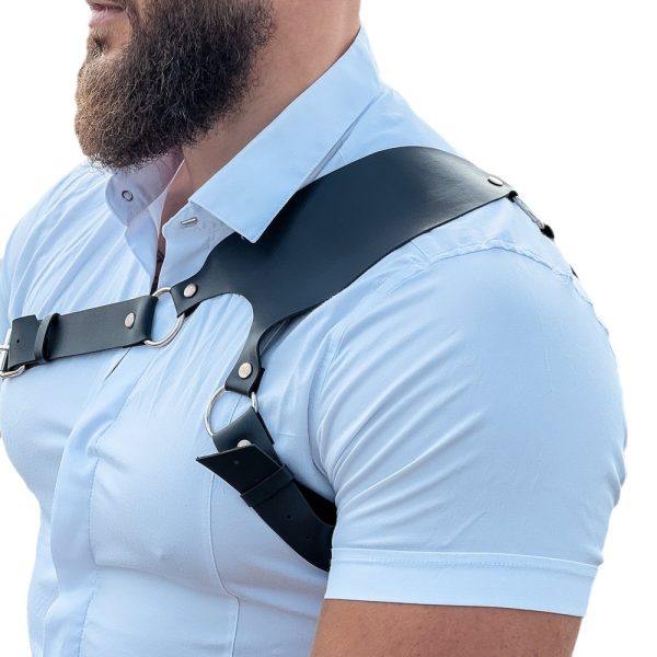 Trendy Personalized Strap Belt Restraint Leather Waist Seal Punk Style One-piece Men's Shirt Accessories Outer Wear - Image 6