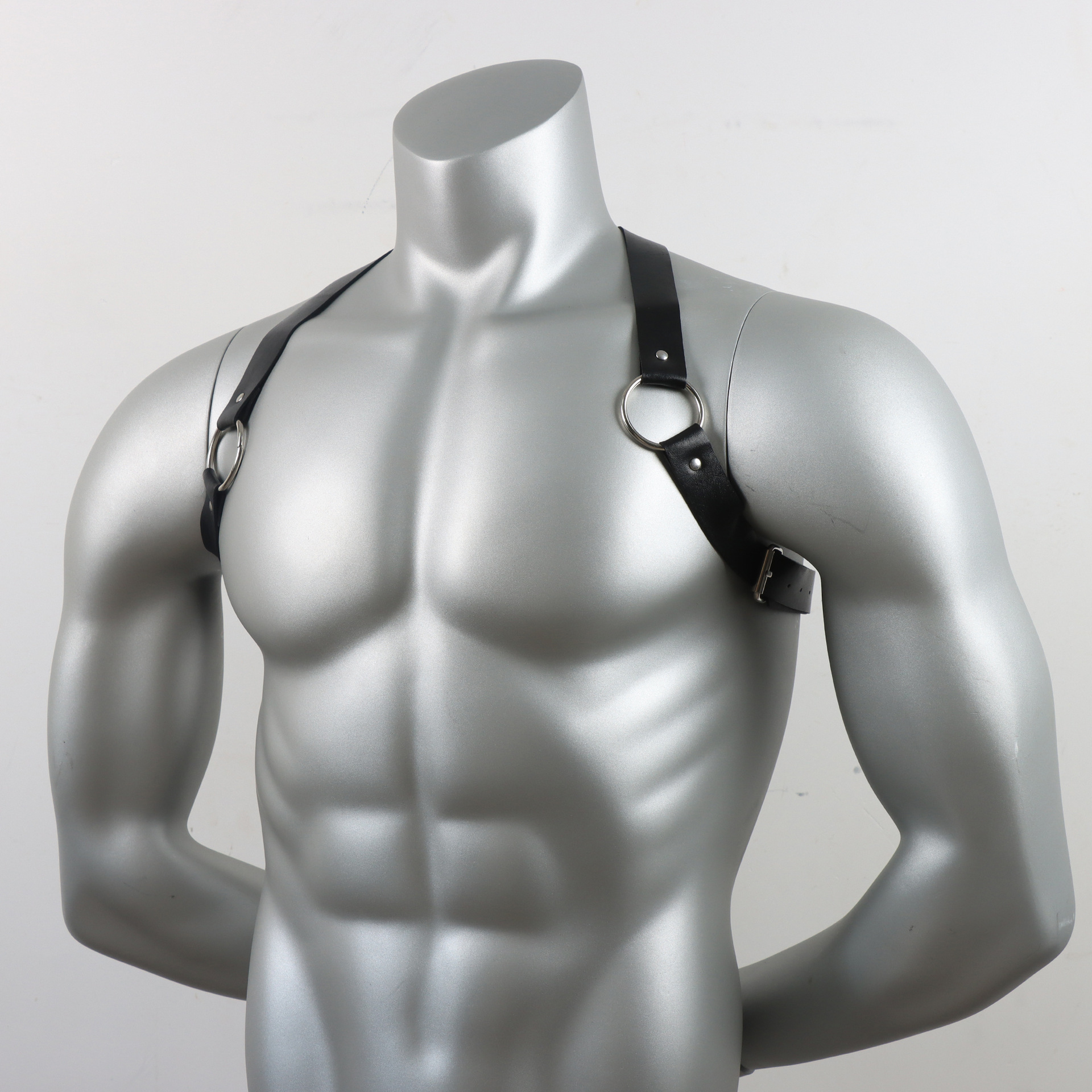 Men's Strap Belt Distinctive Casual Bondage Trend Punk Hip Hop Belt Waist Chain Bar Performance Shirt Accessories - Image 7