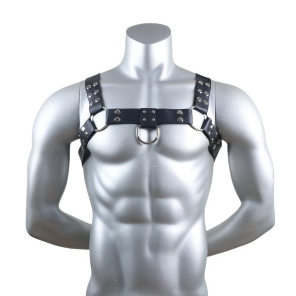 PU men's sex warrior flirting suit sm sex tools Men's handsome restraint sex toys wear toys - Image 6