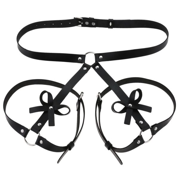 European and American Punk Restraint Rivet Waist Strap All-match PU Leather Chest Strap Business Casual Leather Restraint Wide Belt - Image 8