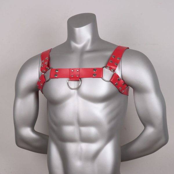 PU men's sex warrior flirting suit sm sex tools Men's handsome restraint sex toys wear toys - Image 8