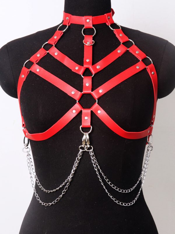 Belt suit chain Halter bra straps and lace up straps women's sexy underwear and underwear accessories - Image 13