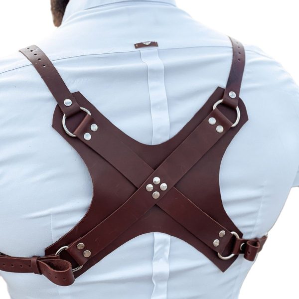 men's leather strap trendy personalized belt binding leather waist seal punk style integrated shirt accessories - Image 4