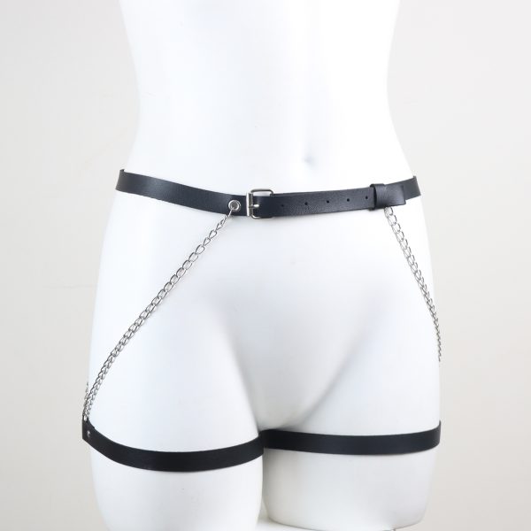 Adult supplies wholesale sexy leather hip cuff sm binding binding binding toy traction collar couple flirting props - Image 4