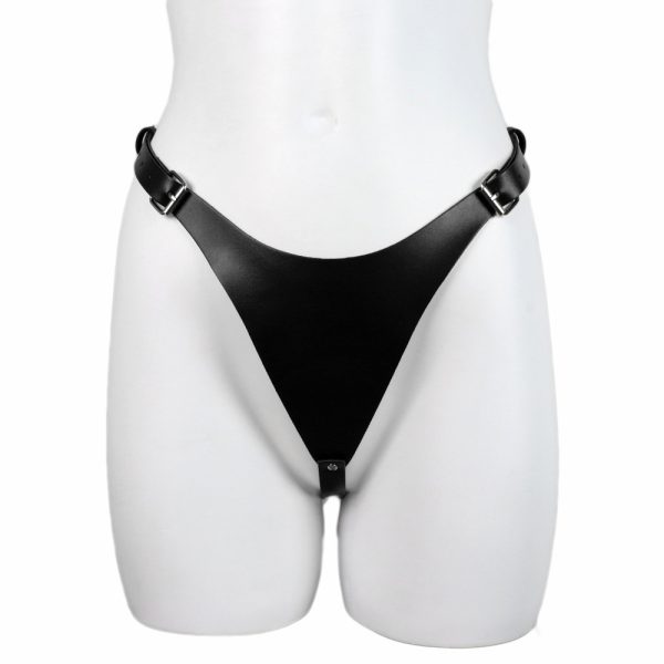 Sexy leather bondage pants sm bondage sex wear props alternative tuning thong spot wholesale - Image 5