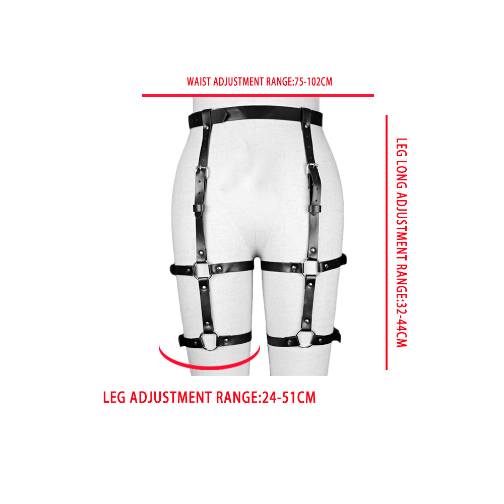 adult sex toys SM leather bondage clothing women wear wire harness underwear flirting role-playing generation hair - Image 7