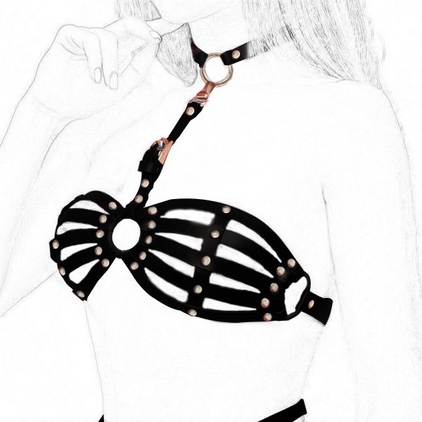 Sexy Bound Anal Hook Butt Plug Adjustable Handcuffs Collar SM Fetish Role Playing Couple Sex Toy - Image 23