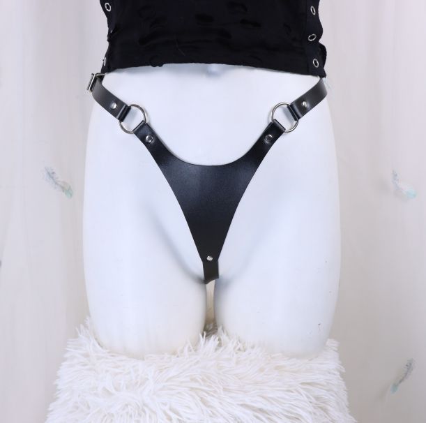 adult sex toys SM leather bondage clothing women wear wire harness underwear flirting role-playing generation hair - Image 12