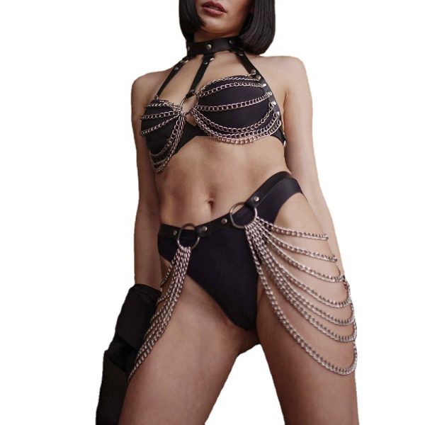 sm Women's Wear Body Chain Night Shop Performance Stage Props Sexy Passion Temptation Sex Underwear - Image 6