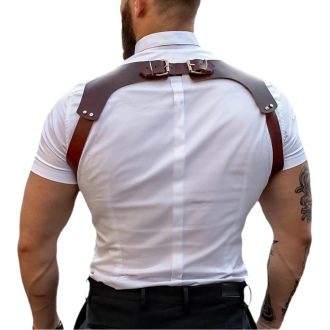 Hanging Trouser Belt Integrated Trendy Men's Strap Decorative Belt pu Leather Adjustable British Casual Strap