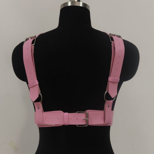 European and American Sex suit Leather Top Dress Accessories Sexy Bondage Alternative Punk Fashion All-match Distinctive Waist Chain - Image 4