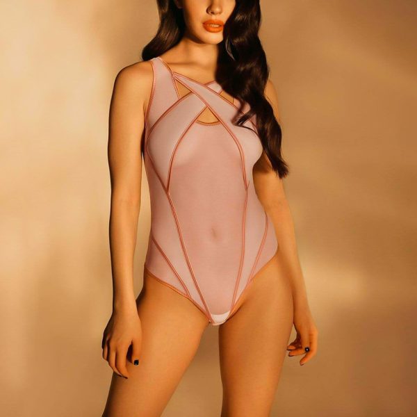 SM sexy bondage clothing leather bondage belt women wear conjoined underwear sexy Dew temptation set - Image 16