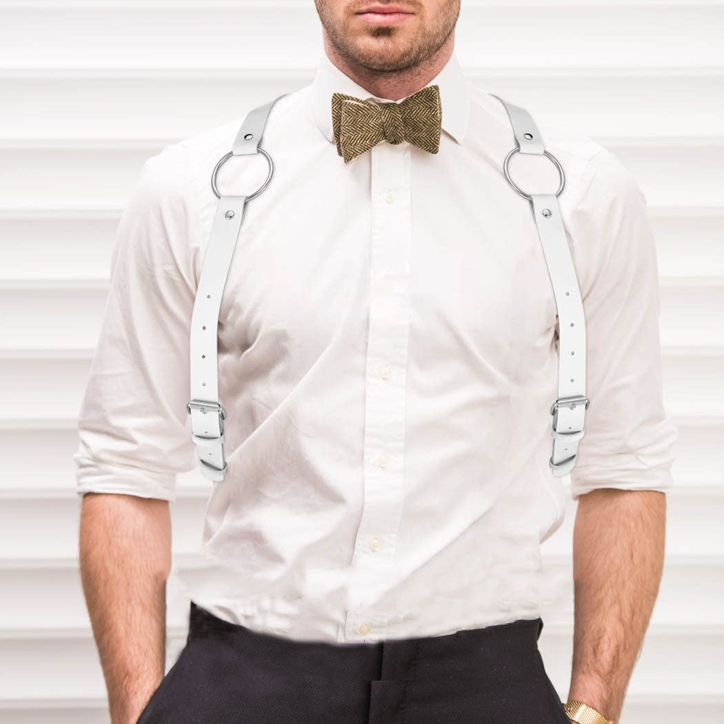 Men's Strap Belt Distinctive Casual Bondage Trend Punk Hip Hop Belt Waist Chain Bar Performance Shirt Accessories - Image 9