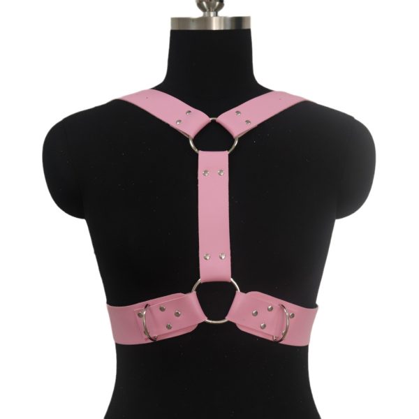 European and American Sex suit Leather Top Dress Accessories Sexy Bondage Alternative Punk Fashion All-match Distinctive Waist Chain - Image 5