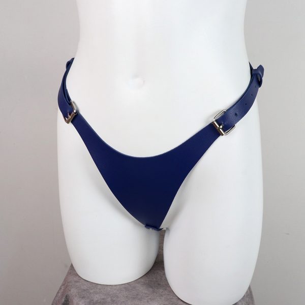 Sexy leather bondage pants sm bondage sex wear props alternative tuning thong spot wholesale - Image 8