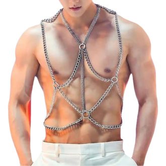 Men's Sexy Body Chain sm Sex Wear Chain Hollow Out Sexy Bundle Flirting Props Body Chain