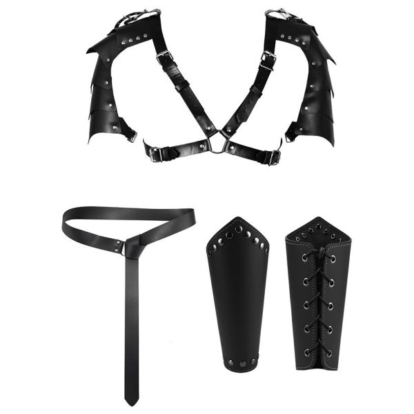 SM adult products Men's fastening General belt adult products wear restraint belt thick leather clothing - Image 19