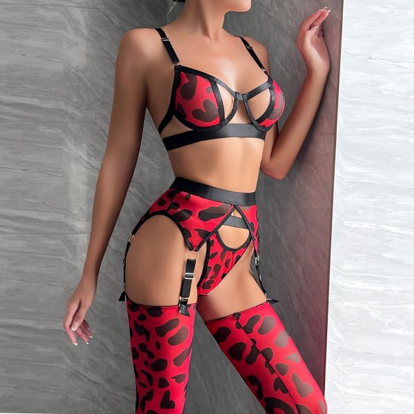 DIER European and American Zebra Pattern Sexy Intimates New Zebra Pattern Sexy Intimates Sexy Kit - Image 5
