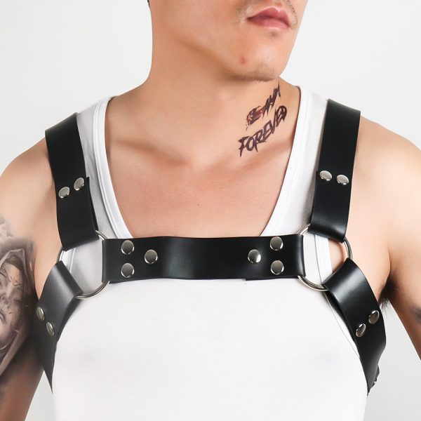 sm men's sexy leather strap male toy sex tool alternative flirting stage performance props - Image 3